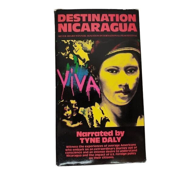 Destination Nicaragua Viva Rhino VHS Central America War Zone President Reagan - Picture 1 of 2